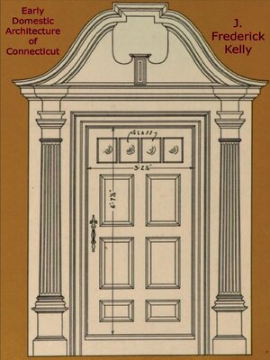 cover image of Early Domestic Architecture of Connecticut
